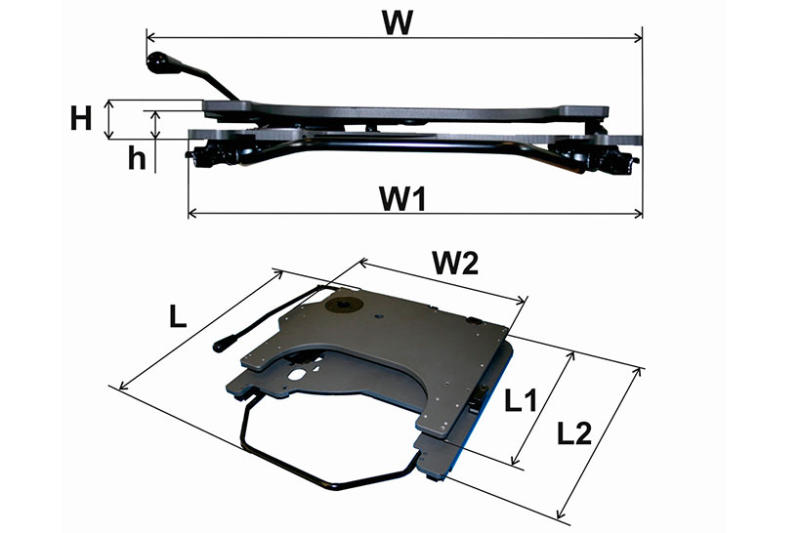 imagen R-Tran Sistema asiento Giratorio